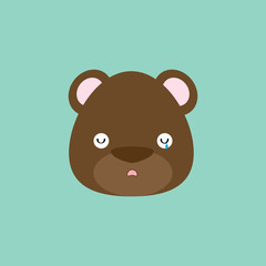 bear face expression