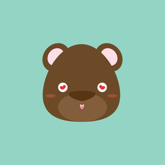 bear face expression