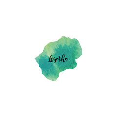 Abstract country map