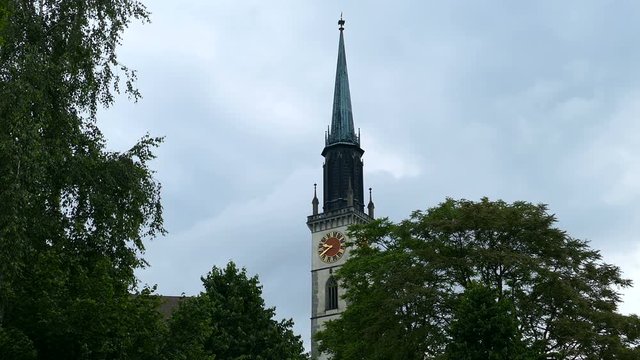 St Jakob Church in Cham, Switzerland