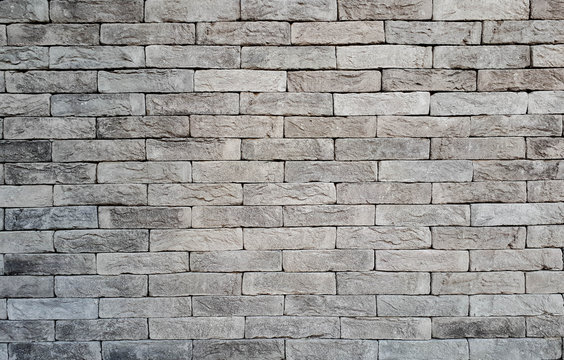 Fototapeta Grey brick wall background