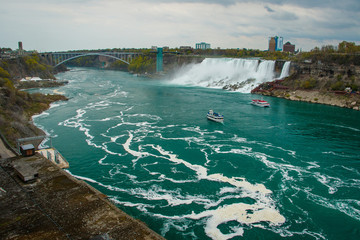Niagara Falls from Canadian site, Ontario, Canada