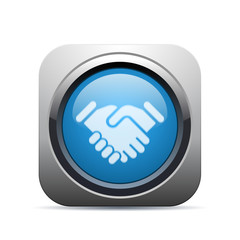 Square Push-Button - Vector