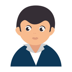 young man avatar character vector illustration design