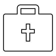 Obraz premium medical kit isolated icon vector illustration design