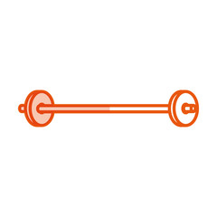weight lifting equipment icon vector illustration design