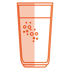 juice fruit glass icon vector illustration design