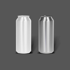 Mockup template for branding and product designs. Isolated realistic metal steel can jar with unique design. Easy to use for advertising branding and marketing.