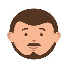 young man avatar character vector illustration design