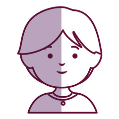 little boy avatar character vector illustration design