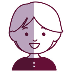 little boy avatar character vector illustration design