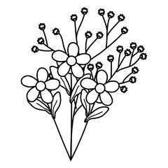 Obraz premium leafs plant decorative icon vector illustration design