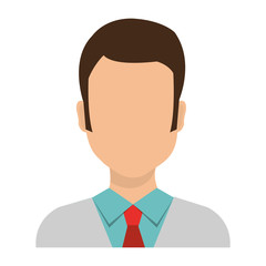 businessman worker isolated icon vector illustration design