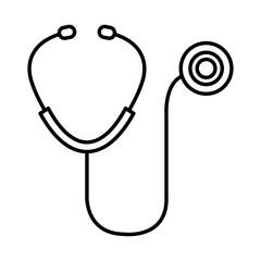 stethoscope medical isolated icon vector illustration design