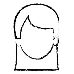 beautiful and young woman character vector illustration design