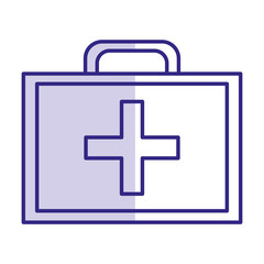 Fototapeta premium medical kit isolated icon vector illustration design