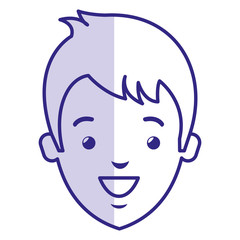 young man avatar character vector illustration design