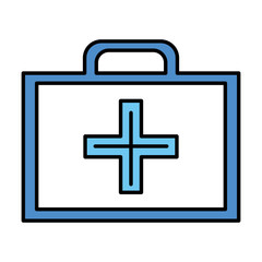 medical kit isolated icon vector illustration design