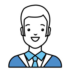 businessman worker isolated icon vector illustration design