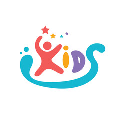 kids logo, education logo, family logo, toy logo, media and children brand identity 