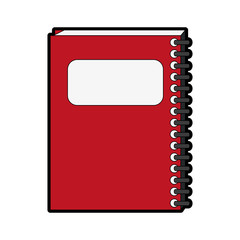 closed notebook icon image vector illustration design 