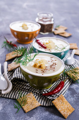 Creamy cauliflower soup