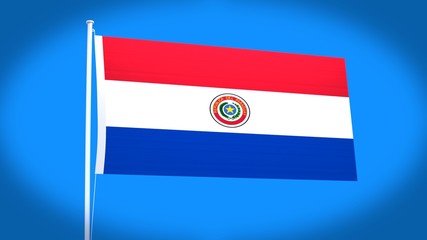 the national flag of Paraguay