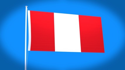 the national flag of Peru