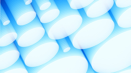 3d white blue background. Vector EPS10