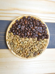 2 Colors Coffee bean