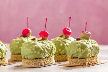 Mousse pastry cake dessert