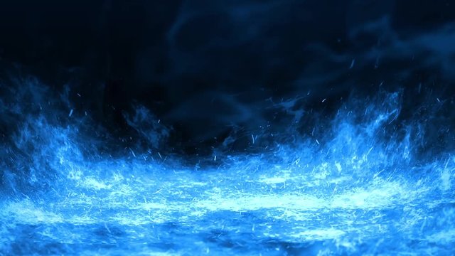 炎背景_青
