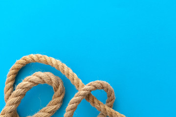 Ship ropes with knot