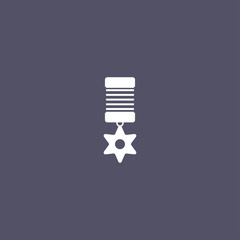 medal icon.war sign