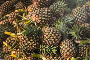 Fototapeta premium pineapple, market