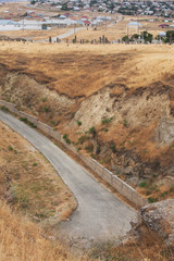 Nature around Diri Baba Mausoleum in Maraza Gobustan, Azerbaijan