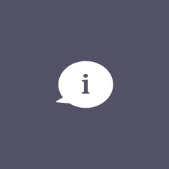 Speech bubble icon.thinking sign