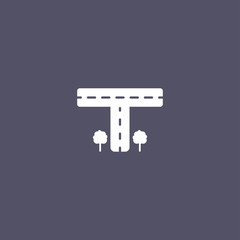 simple road icon