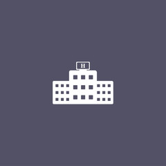 simple hospital icon