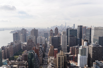 New York City skyscraper view