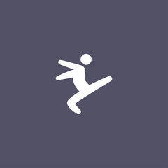 Fototapeta na wymiar Dancer motion icon