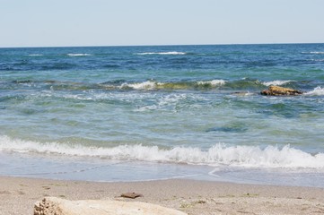 Stones on the beach, rocks, summer