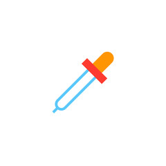 eyedropper icon vector, pipette solid logo illustration, colorful pictogram isolated on white