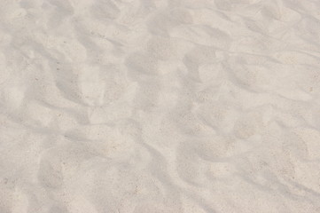 Sand beach, sea in summer