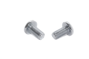 Building screws on a white background