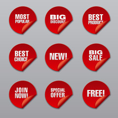 promotion discount stickers