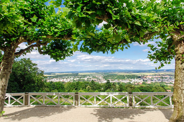 Landschaft, Panorama, Ausblick von Oben: Blick auf Bad Nauenheim :)  - 153810574