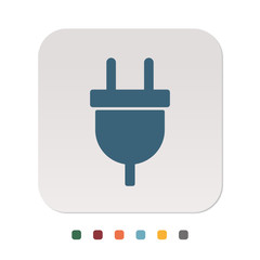 Papier Icon - Stecker