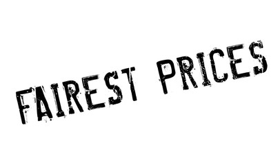 Fairest Prices rubber stamp. Grunge design with dust scratches. Effects can be easily removed for a clean, crisp look. Color is easily changed.