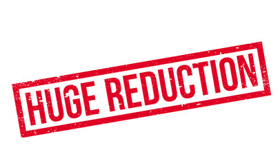 Huge Reduction rubber stamp. Grunge design with dust scratches. Effects can be easily removed for a clean, crisp look. Color is easily changed.